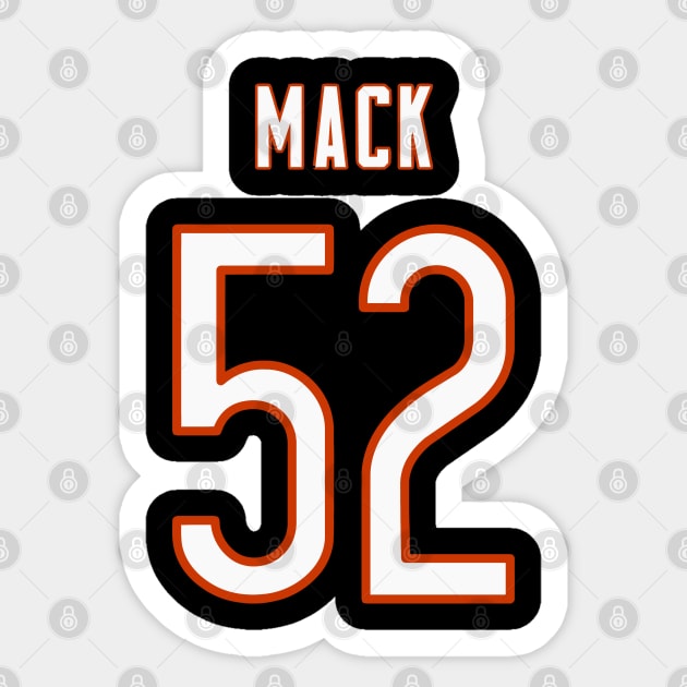 Khalil Mack Sticker by telutiga